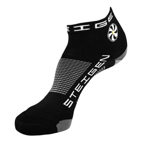 Steigen Unisex Running Socks - Black - OSFA