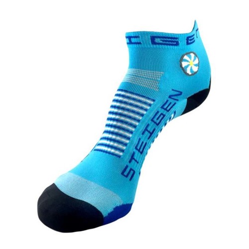 Steigen Unisex Running Socks - Breezy Blue - OSFA