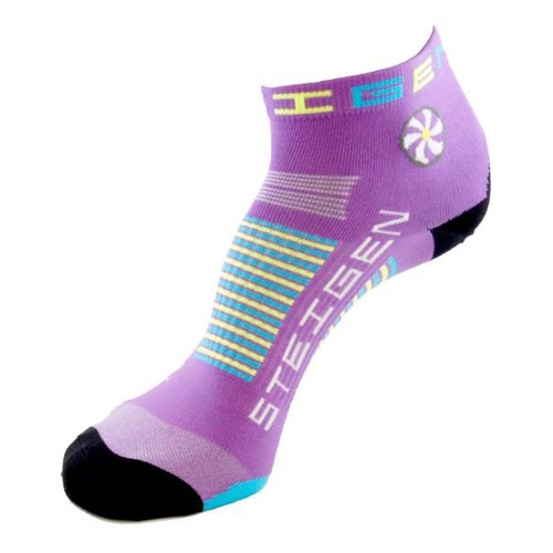 Steigen Unisex Running Socks - Bubblegum Purple - OSFA