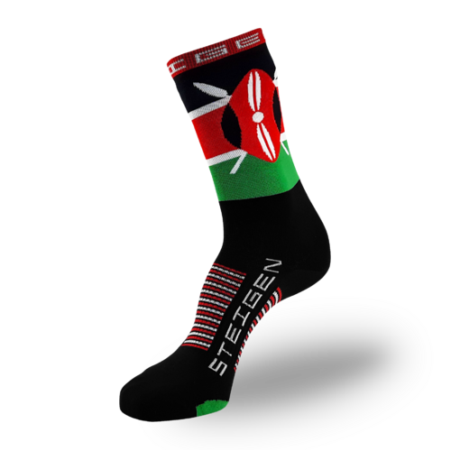 Steigen Running Socks - Kenya - 3/4 Length