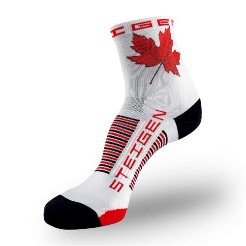 Steigen Running Socks - Maple Leaf - 1/2 Length
