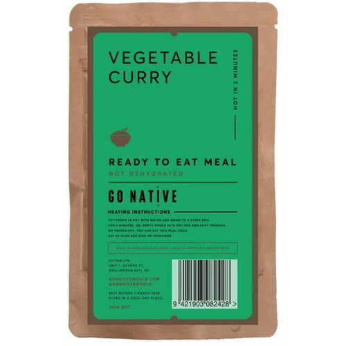 Go Native Vegetable Curry Ready to Eat Meal - 1 Serve