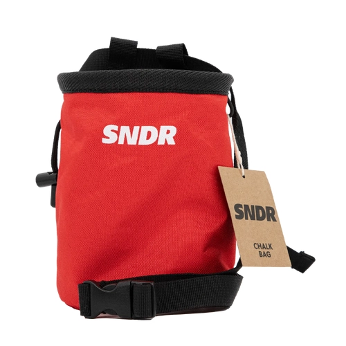 SNDR Chalk Bag - Small Logo - Red