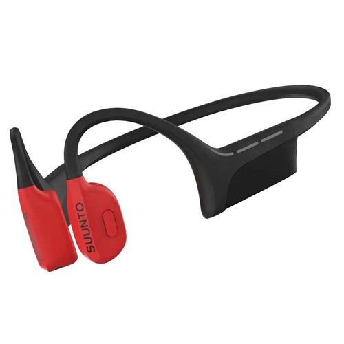 Suunto Wing Bone Conduction Headphones w/ Charging Dock - Lava Red