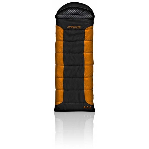 Darche Cold Mountain  -12ø 900 Dual Zip Synthetic Sleeping Bag - Black/Orange