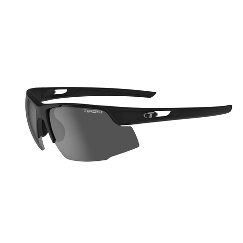 Tifosi Centus Performance Sunglasses - Matte Black Frame & Smoke Lens
