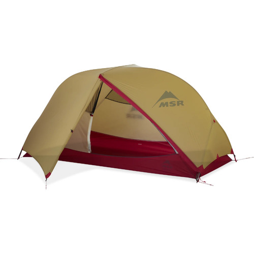 MSR Hubba Hubba Lightweight 1 Person Backpacking Tent Sahara