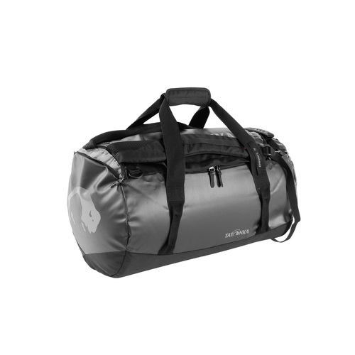 Tatonka 45L Small Weatherproof PVC Barrel Bag & Backpack - Black