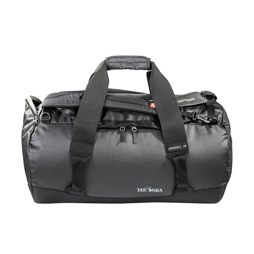 Tatonka 65L Medium Weatherproof PVC Barrel Bag & Backpack - Black