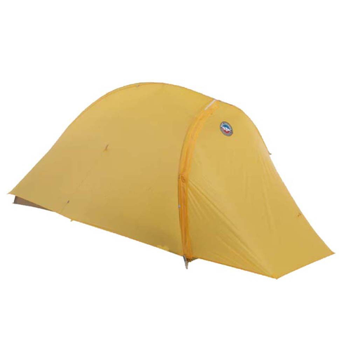 Big Agnes Fly Creek HV UL1 Solution Dye 3-Seaon 1-Person Bikepacking Tent - Yellow/Greige