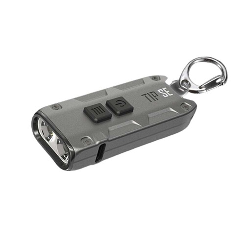 Nitecore Tip 700 Lumen USB Rechargeable LED Key Chain Flashlight - Grey