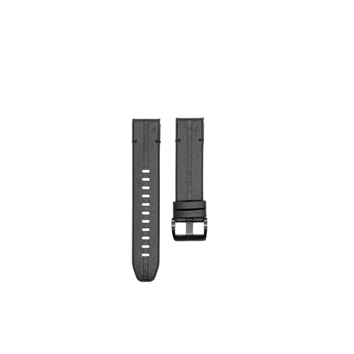 Traverse Silicone & Leather Watch Band for Garmin QuickFit - 22mm