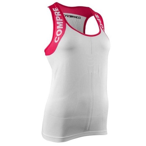 Compressport Trail Running Shirt V2 Ultra Tank Womens - White