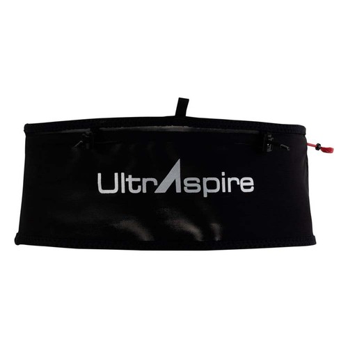 UltrAspire Fitted Running Race Belt 2.0 - Black
