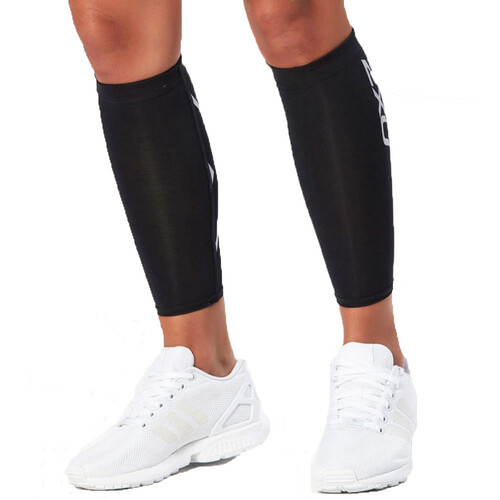 2XU Compression Unisex Calf Guards - Black/Black