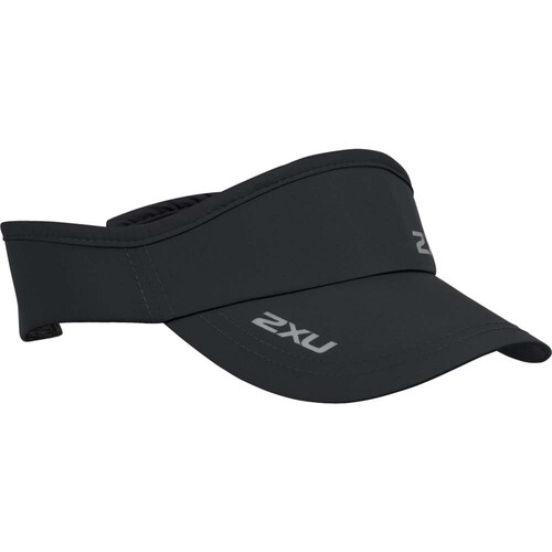 2XU Run Visor - Black/Black