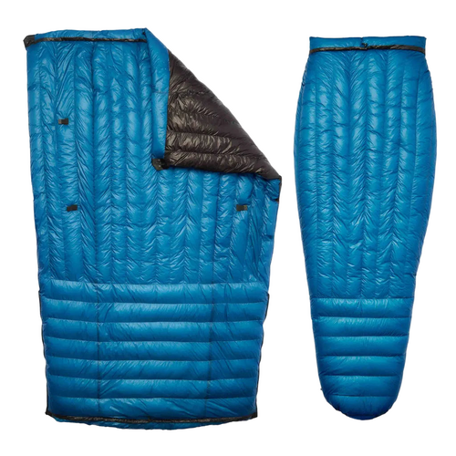 Neve Gear Waratah Pro -8C 950FP Goose Down Hiking Quilt - Blue