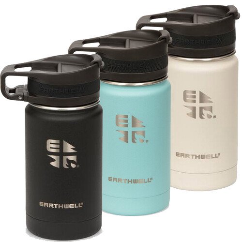 Earthwell Roaster 12oz/350ml Vacuum Bottle - Loop Cap