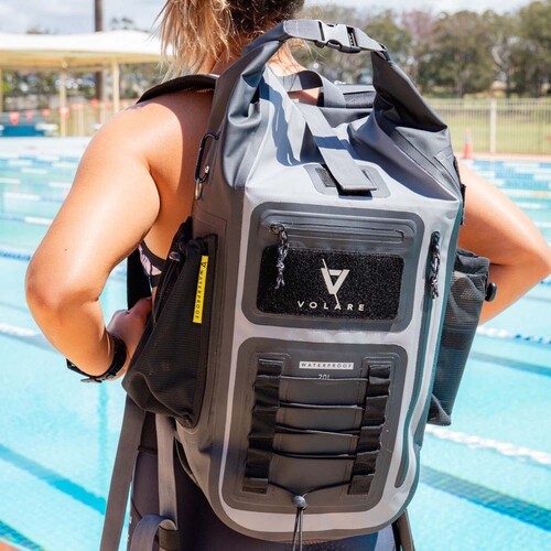 Volare Waterproof Adventure Backpack - 20 Litre - Black