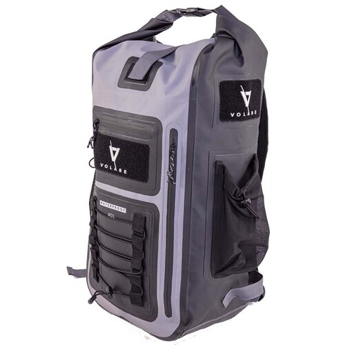 Volare Waterproof Adventure 40L Waterproof Backpack - Black