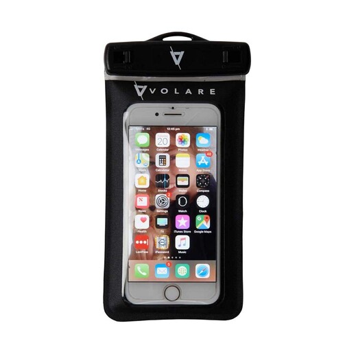 Volare Waterproof Phone Case - Small - Black