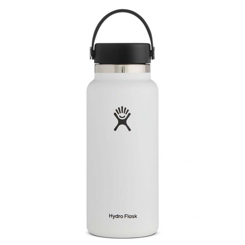 Hydro Flask 2.0 Hydration Wide Mouth Insulated Water Bottle - 946ml - White