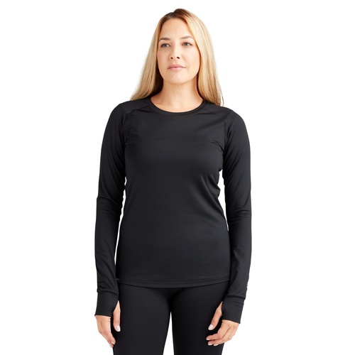Dakine Lupine Lightweight Womens Long Sleeve Crew T-Shirt - Black - S