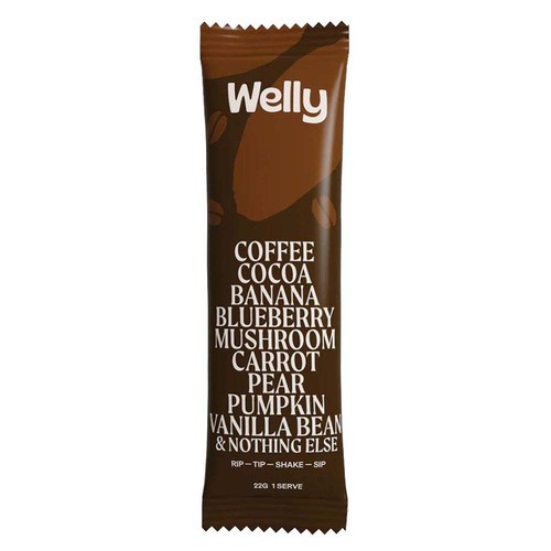 Welly Energising Smoothie Sachet - Mocha - 5 Pack
