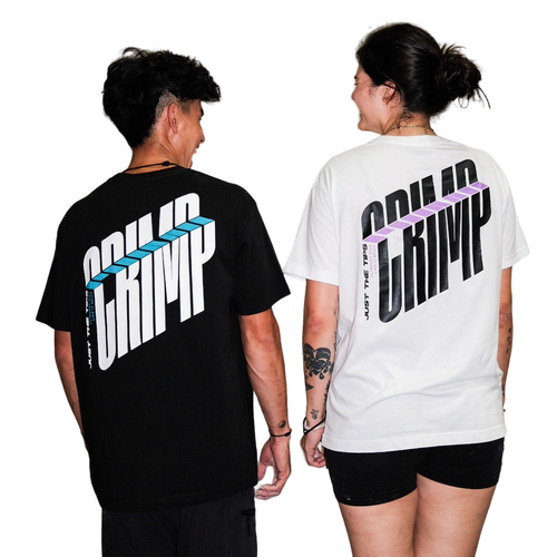 Poda X Whipdrip Crimp Relaxed Fit Unisex Climbing T-Shirt - White - M