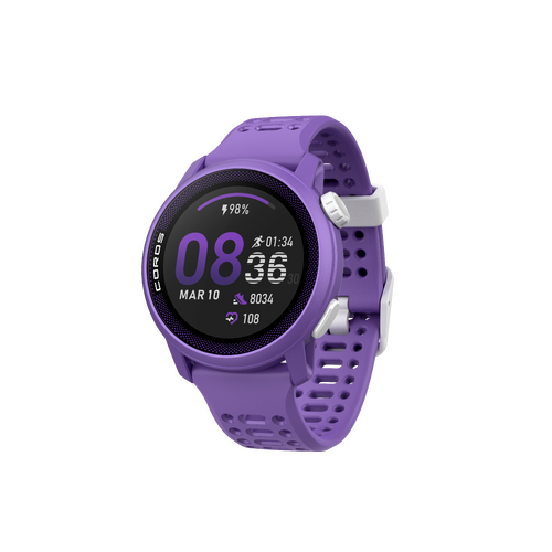 Coros Pace 3 GPS Sport Watch - Violet with Silicone Band