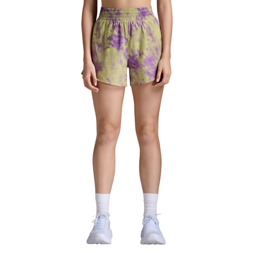 2XU Aero Hi-Rise 4in Womens Running Shorts - Scatter/White Reflective - L