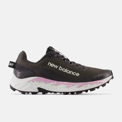 New Balance FuelCell Summit Unknown v4 Womens Trail Running Shoes - Grey/Green Aura - US 8.5