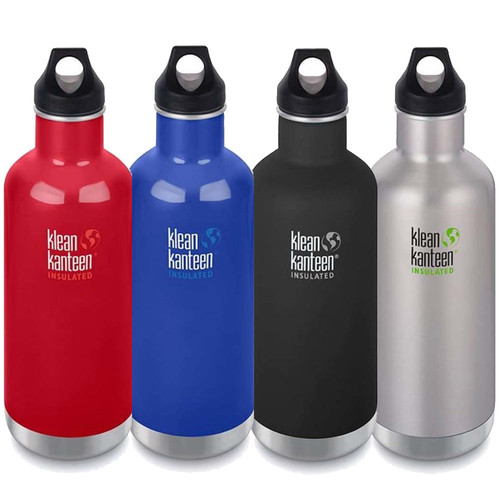 Klean Kanteen 32oz Insulated Classic Loop Cap Water Bottle 1L
