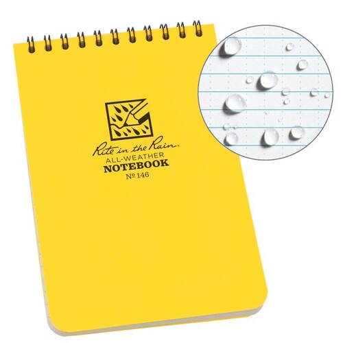 Rite In The Rain Top Spiral 4 X 6 Polydura Waterproof Notebook