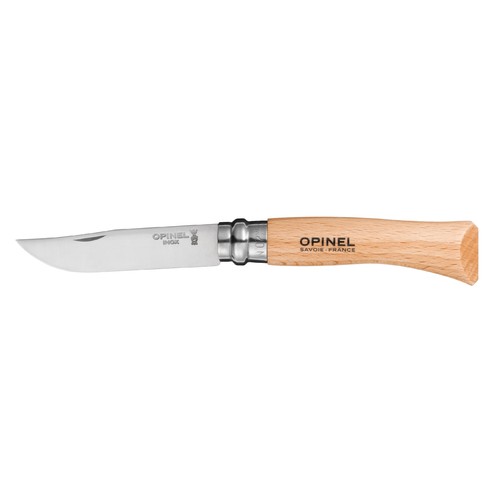 Opinel No. 7 Stainless Steel Beechwood Blister Pack - 7cm