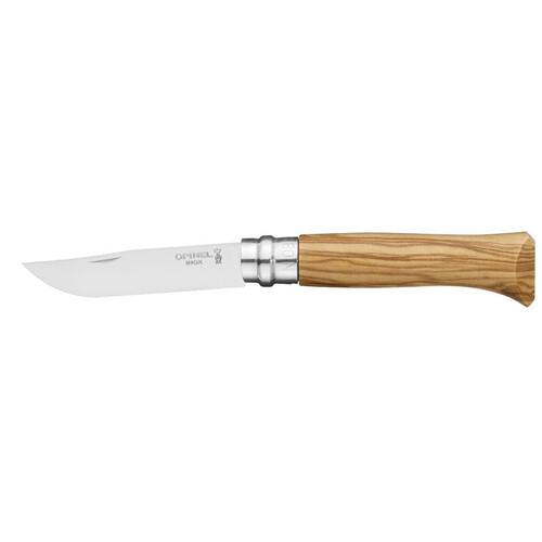 Opinel Classic No. 8 Stainless Steel Olive Folding Knife - 8.5cm