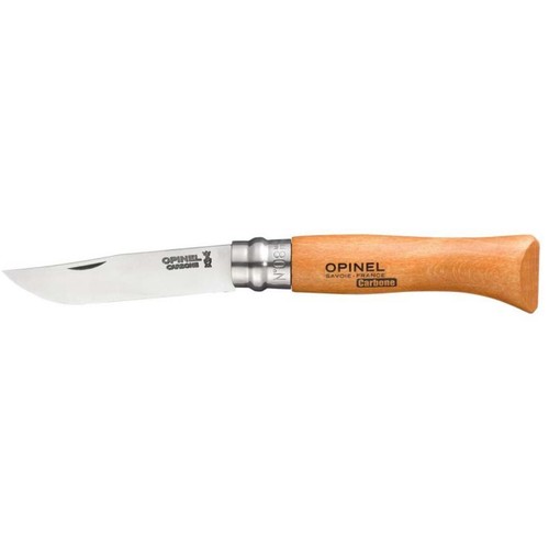Opinel No. 8 Carbon Steel Pocket Knife - 8.5cm