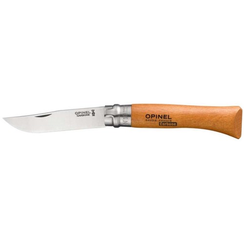 Opinel Carbon Pocket Knife 10 VRN - 10cm Blade 