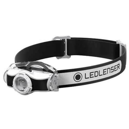 Led Lenser MH5 400 Lumen Rechargeable Headlamp - Black/White