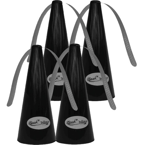 Shooaway Fly Fan 4 Pack - Black