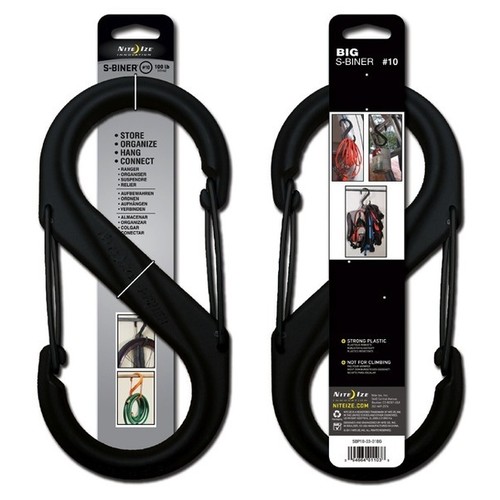 Nite Ize #10 S-Biner Double Gated Carabiner - Black