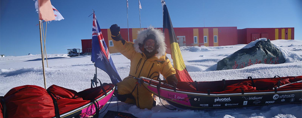 Aussie explorer Geoff Wilson breaks new ground in Antarctica
